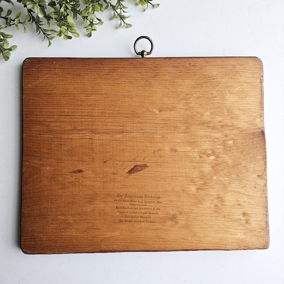 1835 Antique Primitive Map Wood Board Town of Boston New England By John Bonner - Picture 14 of 16